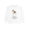 Treeing Walker Coonhound Mom Sweatshirt, White, front view