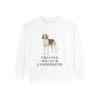 Treeing Walker Coonhound Sweatshirt, White, front view