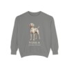 Vizsla Latin Sweatshirt, Vintage Dog Sketch Crewneck, Dog Latin Gift