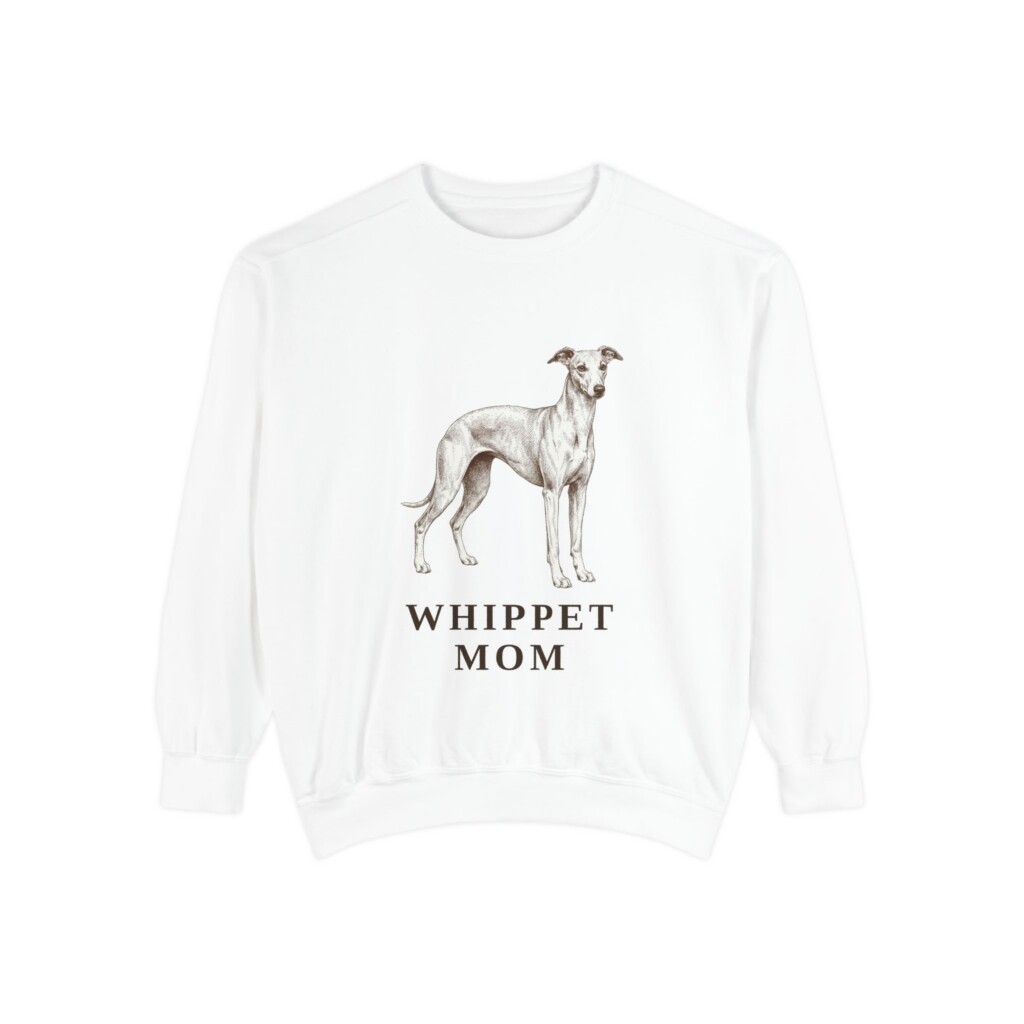 1099493371641930294_2048.jpeg Whippet Mom Sweatshirt, Vintage Dog Sketch Crewneck, Dog Mom Gift