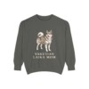 Yakutian Laika Mom Sweatshirt, Vintage Dog Sketch Crewneck, Dog Mom Gift