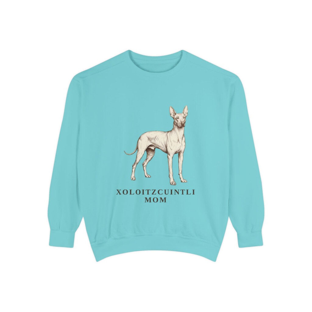 Xoloitzcuintli Mom Sweatshirt, Vintage Dog Sketch Crewneck, Dog Mom Gift