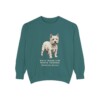West Highland White Terrier Latin Sweatshirt, Vintage Dog Sketch Crewneck, Dog Latin Gift