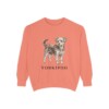 Yorkipoo Sweatshirt, Vintage Dog Sketch Crewneck, Dog Lover Gift