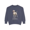 Vizsla Latin Sweatshirt, Vintage Dog Sketch Crewneck, Dog Latin Gift