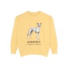 Whippet Latin Sweatshirt, Vintage Dog Sketch Crewneck, Dog Latin Gift
