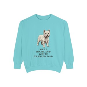 13249833588178340305_2048.jpeg West Highland White Terrier Dad Sweatshirt, Vintage Dog Sketch Crewneck, Dog Dad Gift