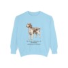 13411082834849839550_2048.jpeg Welsh Springer Spaniel Latin Sweatshirt, Vintage Dog Sketch Crewneck, Dog Latin Gift