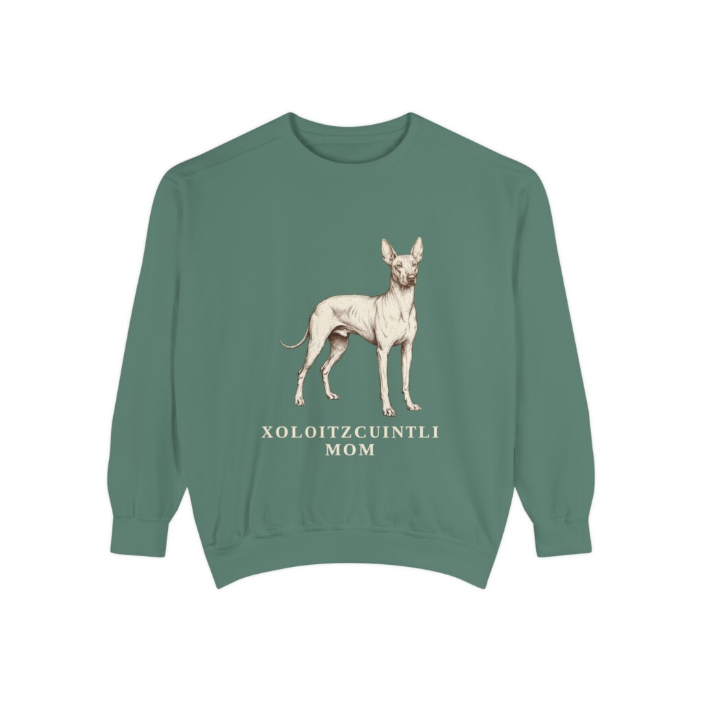 Xoloitzcuintli Mom Sweatshirt, Vintage Dog Sketch Crewneck, Dog Mom Gift
