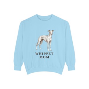 Whippet Mom Sweatshirt, Vintage Dog Sketch Crewneck, Dog Mom Gift