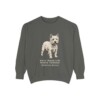 West Highland White Terrier Latin Sweatshirt, Vintage Dog Sketch Crewneck, Dog Latin Gift