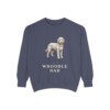 Whoodle Dad Sweatshirt, Vintage Dog Sketch Crewneck, Dog Dad Gift