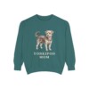 Yorkipoo Mom Sweatshirt, Vintage Dog Sketch Crewneck, Dog Mom Gift