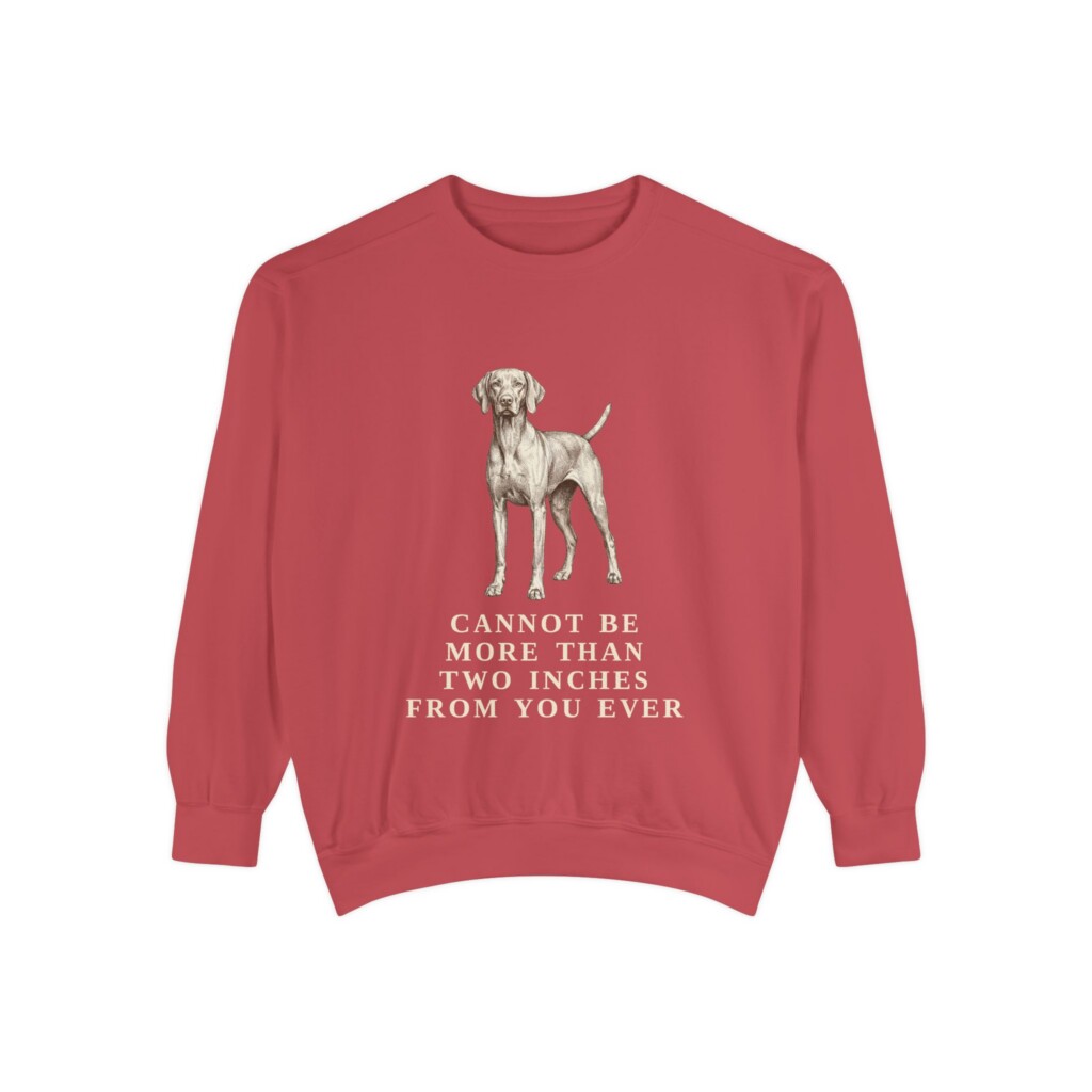 Vizsla Humor Sweatshirt, Vintage Dog Sketch Crewneck, Dog Humor Gift