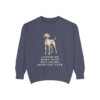 Vizsla Humor Sweatshirt, Vintage Dog Sketch Crewneck, Dog Humor Gift