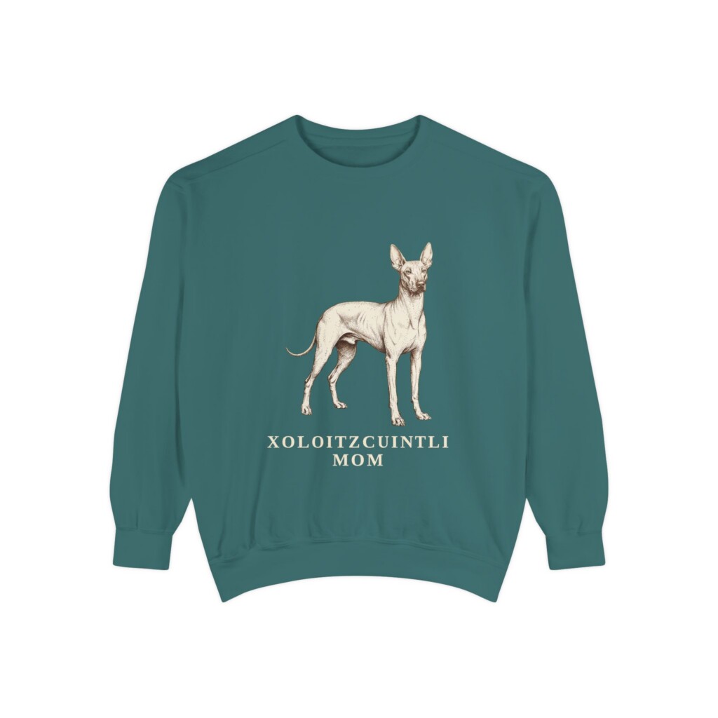 Xoloitzcuintli Mom Sweatshirt, Vintage Dog Sketch Crewneck, Dog Mom Gift