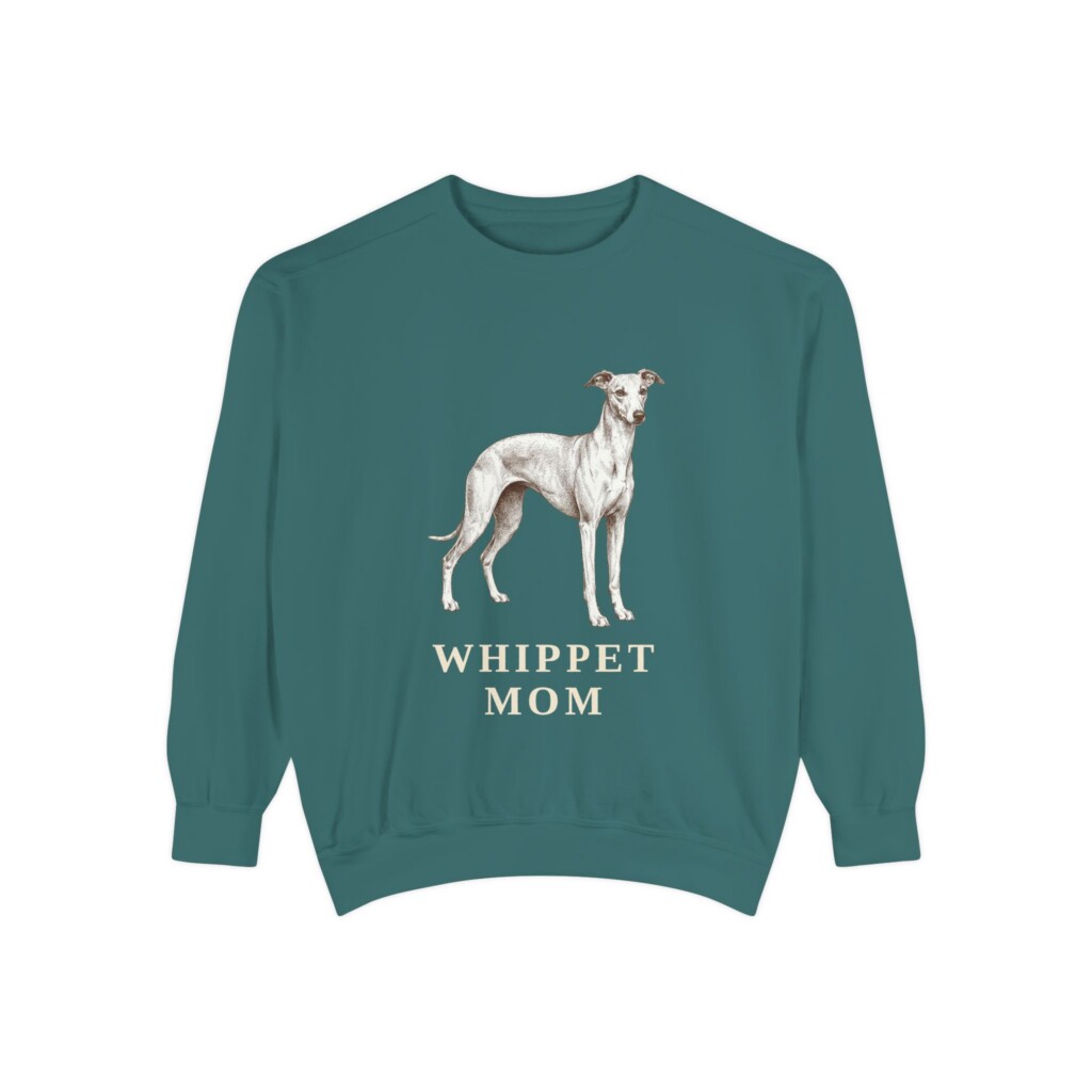 17822418271880411899_2048.jpeg Whippet Mom Sweatshirt, Vintage Dog Sketch Crewneck, Dog Mom Gift