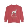 17924623020414021696_2048.jpeg Whippet Mom Sweatshirt, Vintage Dog Sketch Crewneck, Dog Mom Gift