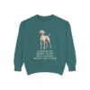 Vizsla Humor Sweatshirt, Vintage Dog Sketch Crewneck, Dog Humor Gift