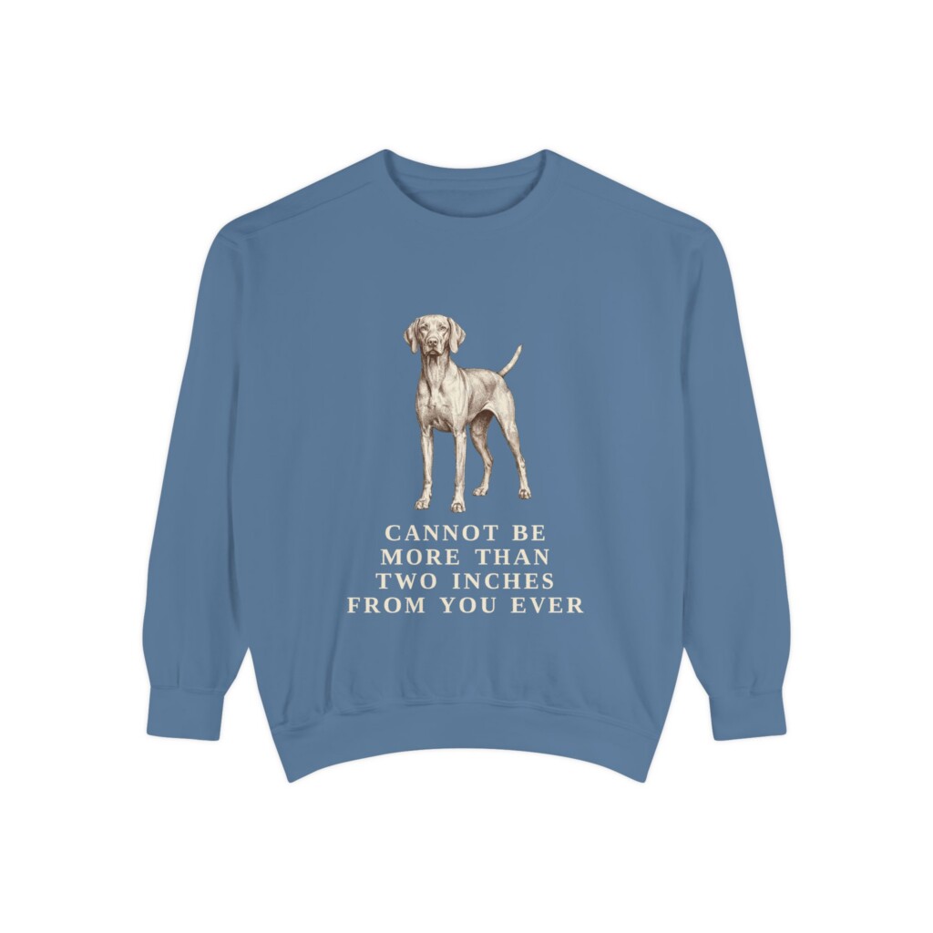 Vizsla Humor Sweatshirt, Vintage Dog Sketch Crewneck, Dog Humor Gift