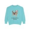 Yorkipoo Mom Sweatshirt, Vintage Dog Sketch Crewneck, Dog Mom Gift