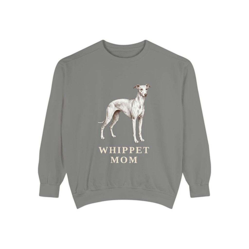 1997133004615502327_2048.jpeg Whippet Mom Sweatshirt, Vintage Dog Sketch Crewneck, Dog Mom Gift