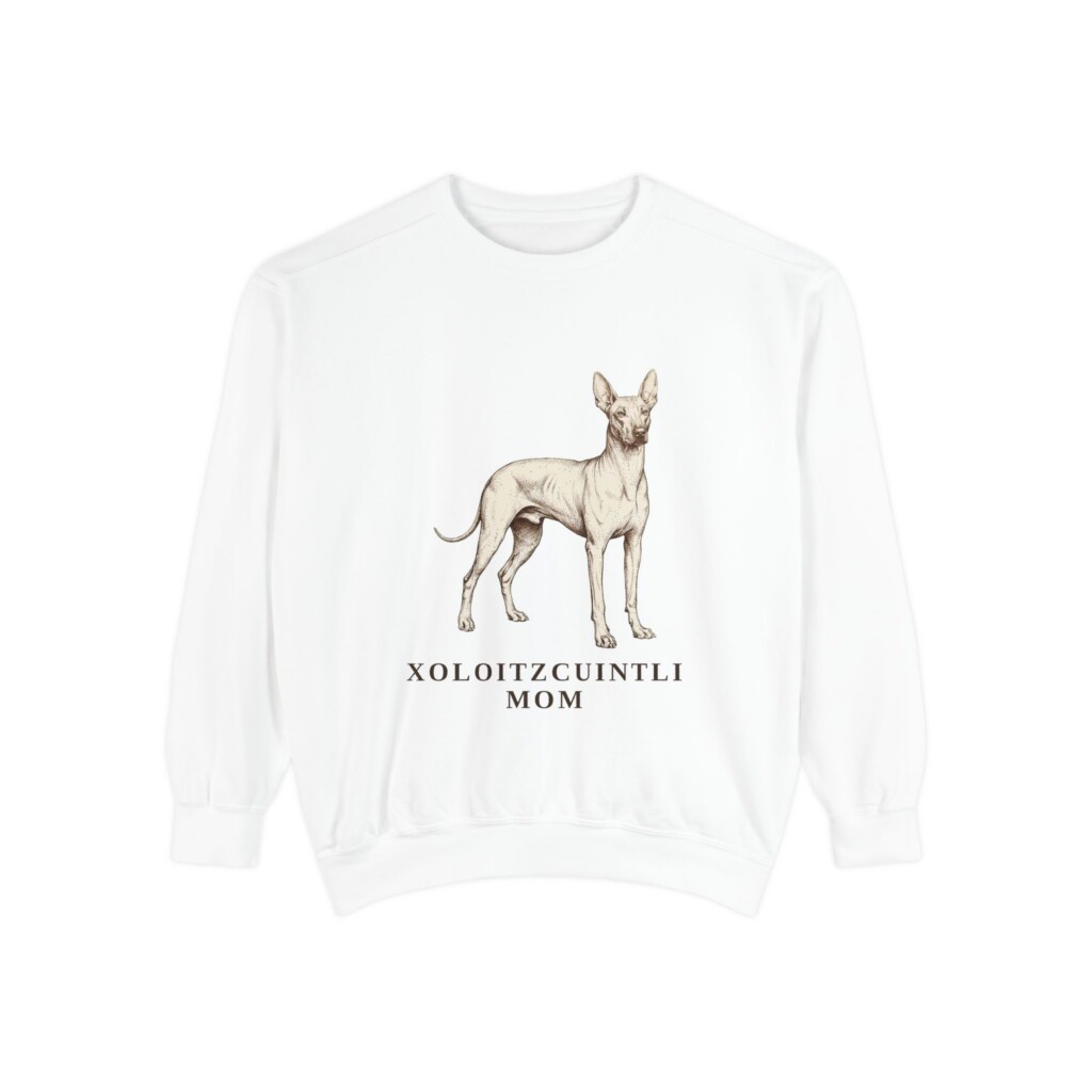 Xoloitzcuintli Mom Sweatshirt, Vintage Dog Sketch Crewneck, Dog Mom Gift