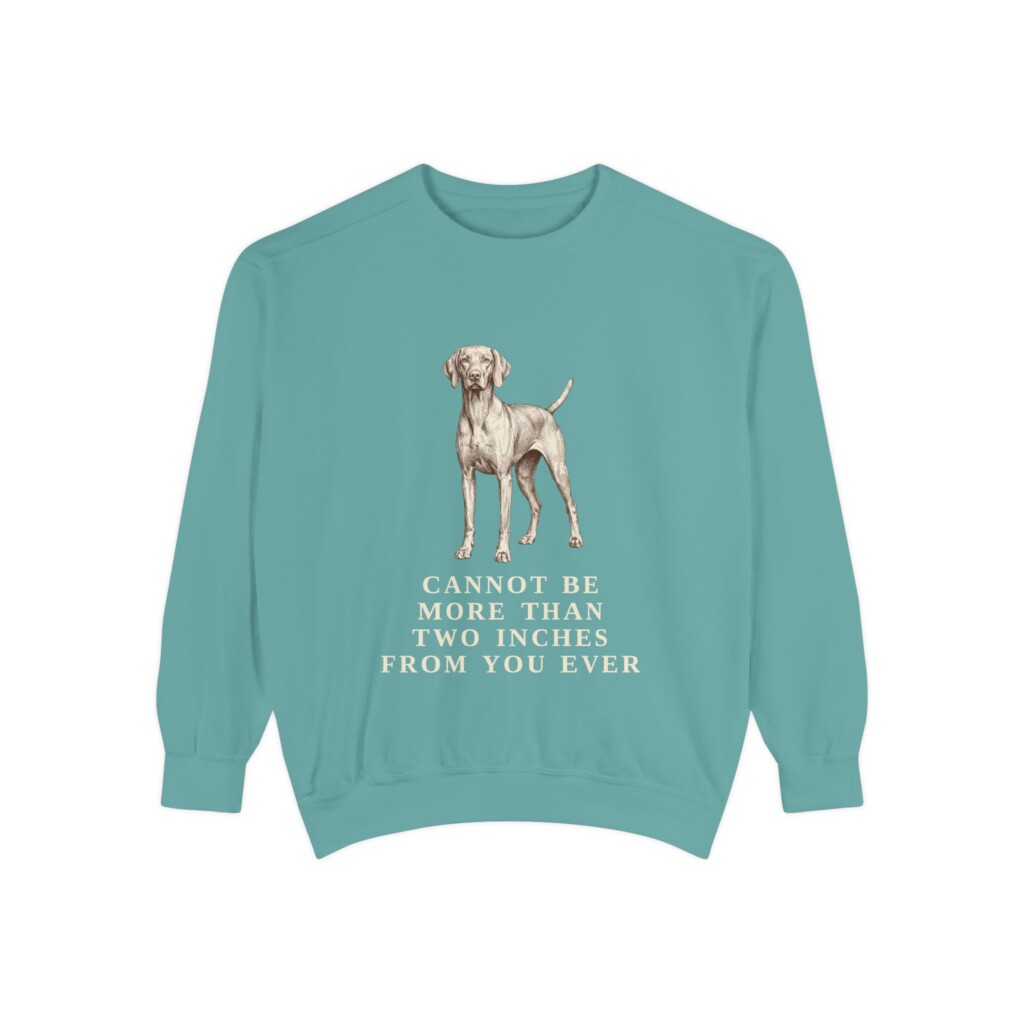 Vizsla Humor Sweatshirt, Vintage Dog Sketch Crewneck, Dog Humor Gift