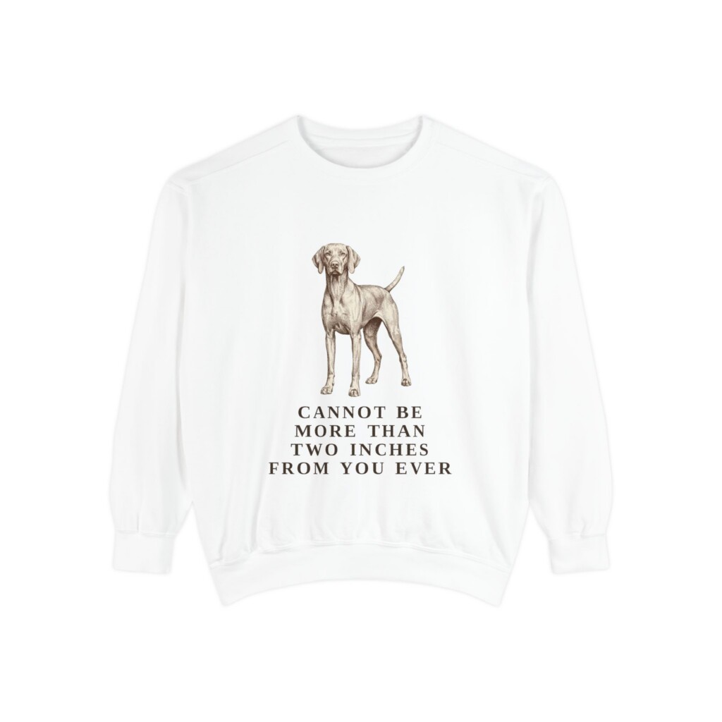 Vizsla Humor Sweatshirt, Vintage Dog Sketch Crewneck, Dog Humor Gift