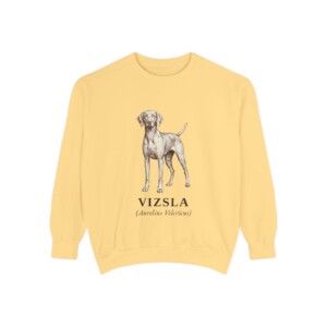 Vizsla Latin Sweatshirt, Vintage Dog Sketch Crewneck, Dog Latin Gift
