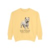 West Highland White Terrier Latin Sweatshirt, Vintage Dog Sketch Crewneck, Dog Latin Gift