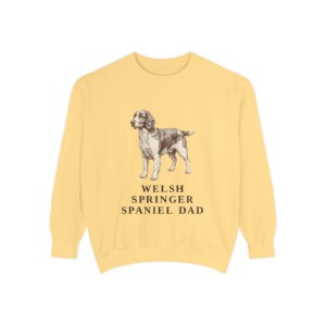 Welsh Springer Spaniel Dad Sweatshirt, Vintage Dog Sketch Crewneck, Dog Dad Gift
