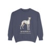 Whippet Latin Sweatshirt, Vintage Dog Sketch Crewneck, Dog Latin Gift
