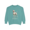Vizsla Sweatshirt, Vintage Dog Sketch Crewneck, Dog Lover Gift