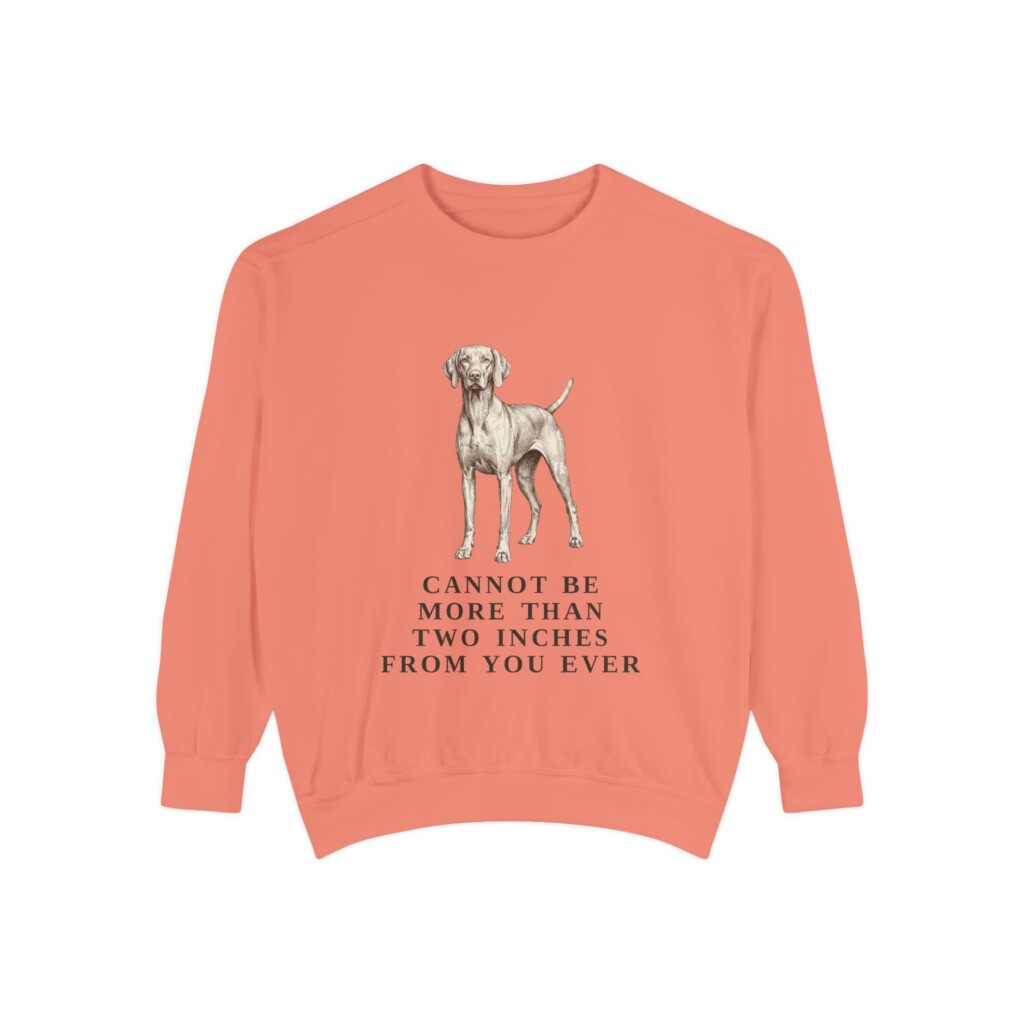 Vizsla Humor Sweatshirt, Vintage Dog Sketch Crewneck, Dog Humor Gift