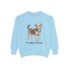 Yorkipoo Sweatshirt, Vintage Dog Sketch Crewneck, Dog Lover Gift