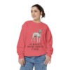 Wirehaired Pointing Griffon Humor Sweatshirt, Vintage Dog Sketch Crewneck, Dog Humor Gift