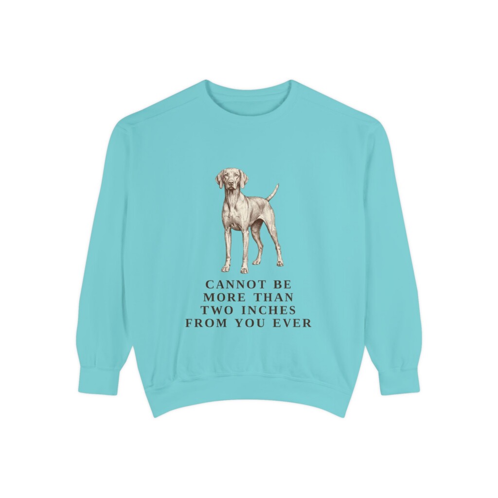 Vizsla Humor Sweatshirt, Vintage Dog Sketch Crewneck, Dog Humor Gift