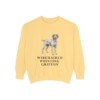 Wirehaired Pointing Griffon Sweatshirt, Vintage Dog Sketch Crewneck, Dog Lover Gift