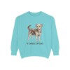 Yorkipoo Sweatshirt, Vintage Dog Sketch Crewneck, Dog Lover Gift