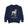 Wirehaired Pointing Griffon Latin Sweatshirt, Vintage Dog Sketch Crewneck, Dog Latin Gift
