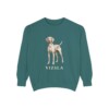 Vizsla Sweatshirt, Vintage Dog Sketch Crewneck, Dog Lover Gift