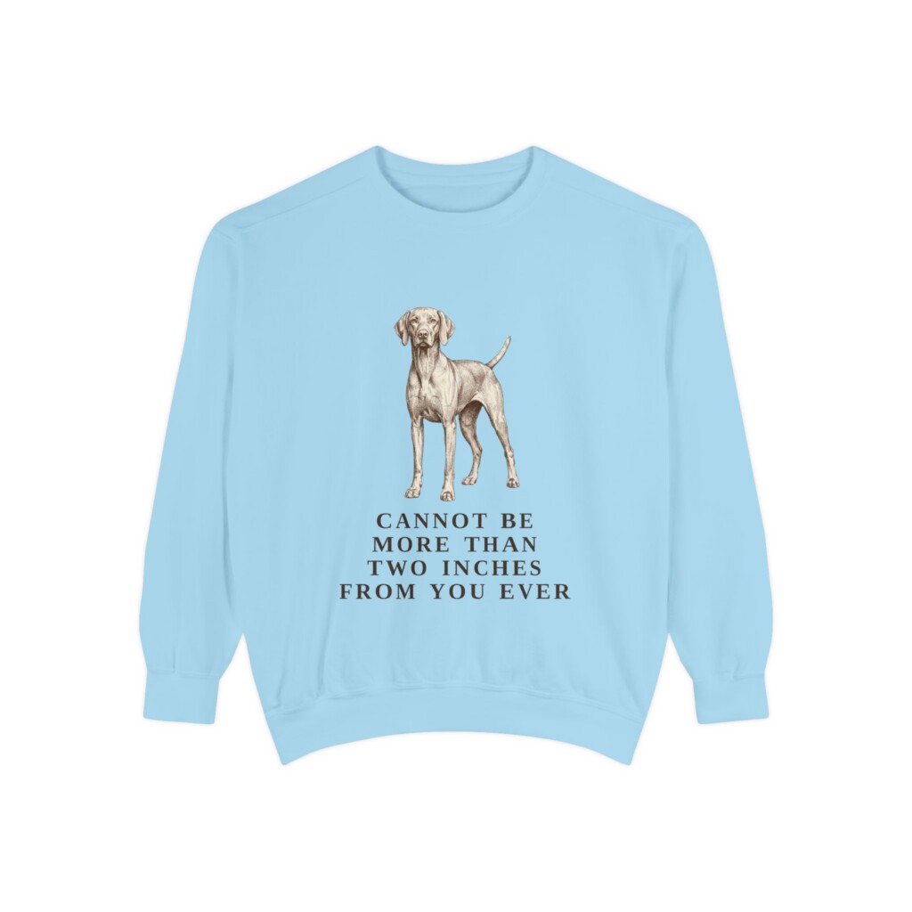 Vizsla Humor Sweatshirt, Vintage Dog Sketch Crewneck, Dog Humor Gift