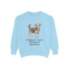 Yorkipoo Humor Sweatshirt, Vintage Dog Sketch Crewneck, Dog Humor Gift