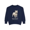 West Highland White Terrier Latin Sweatshirt, Vintage Dog Sketch Crewneck, Dog Latin Gift