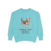 Yorkipoo Humor Sweatshirt, Vintage Dog Sketch Crewneck, Dog Humor Gift