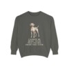 Vizsla Humor Sweatshirt, Vintage Dog Sketch Crewneck, Dog Humor Gift