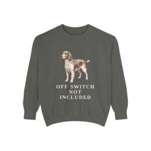 Welsh Springer Spaniel Humor Sweatshirt, Vintage Dog Sketch Crewneck, Dog Humor Gift