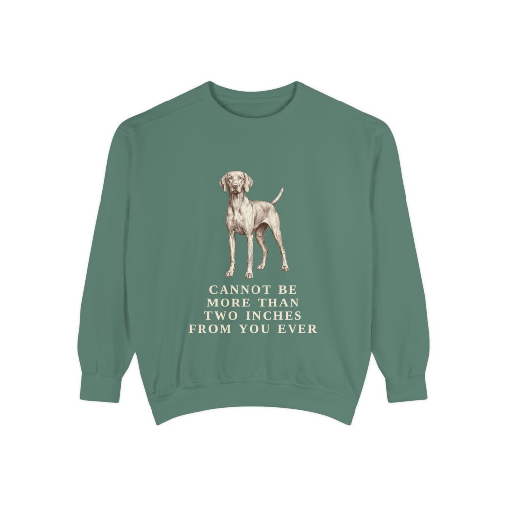 Vizsla Humor Sweatshirt, Vintage Dog Sketch Crewneck, Dog Humor Gift