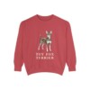 toy fox terrier sweatshirt, Crimson